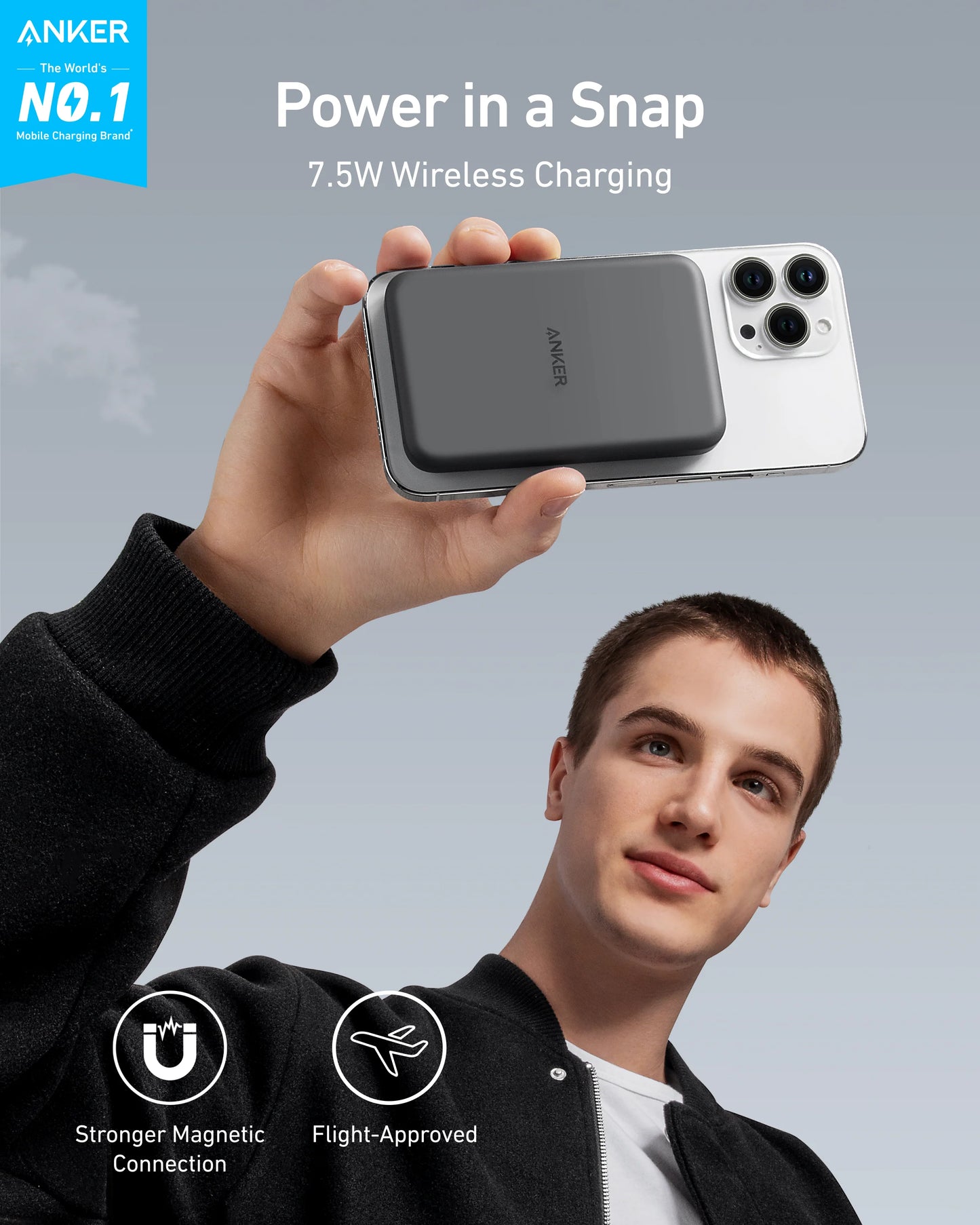 Anker 621 Magnetic Battery Maggo 5000Mha