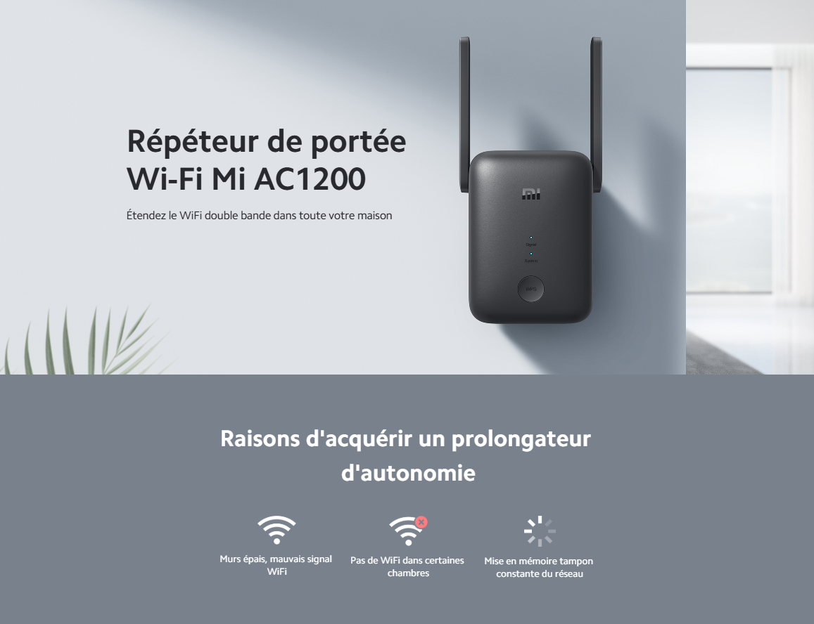 Mi WiFi Range Extender AC1200