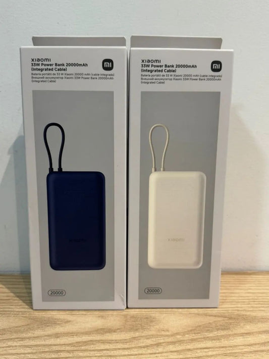Xiaomi 33W Power Bank 20000mAh (Câble Intégré)