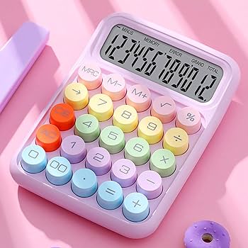 Calculatrice électronique Colorée Calculatrice