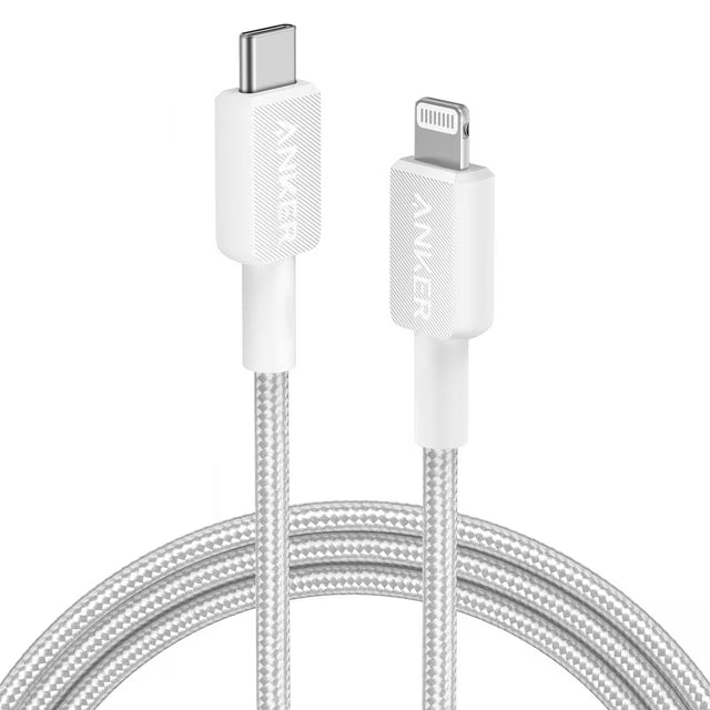 Anker 322 USB-C to Lightning Connector Cable - 6ft Braided