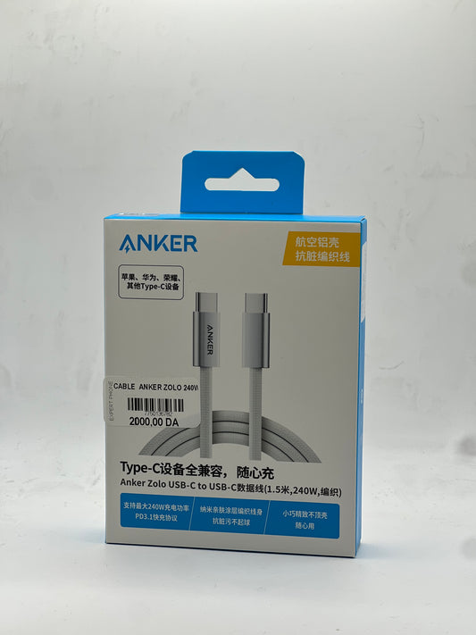 Cable anker zolo 240w