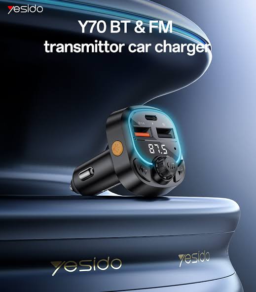 Modilateur bluetooth et charguer yesido Y70