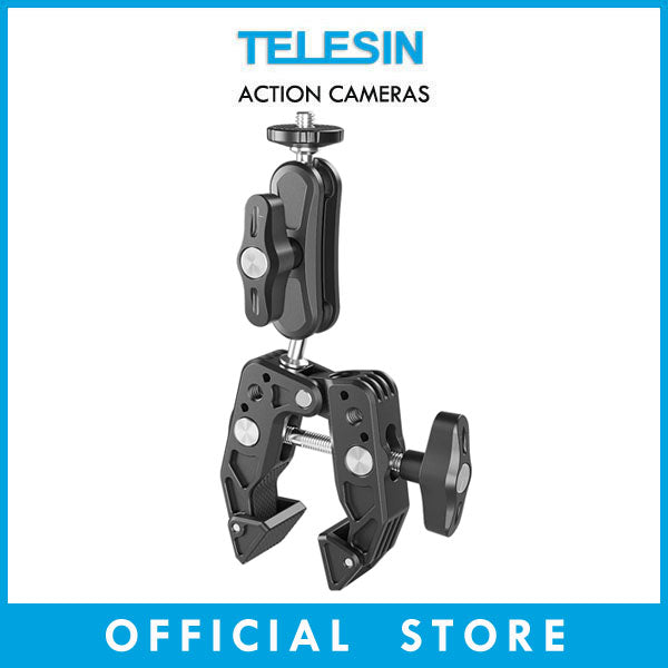 TELESIN Super Clamp Multifunctional 360-Rotation